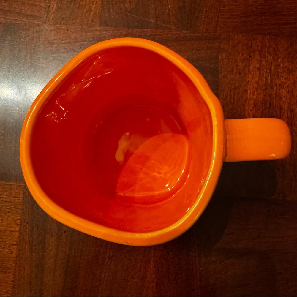 Rae Dunn Jeepers Creepers Fall Halloween Orange Coffee Tea Cup Mug - Picture 2 of 5